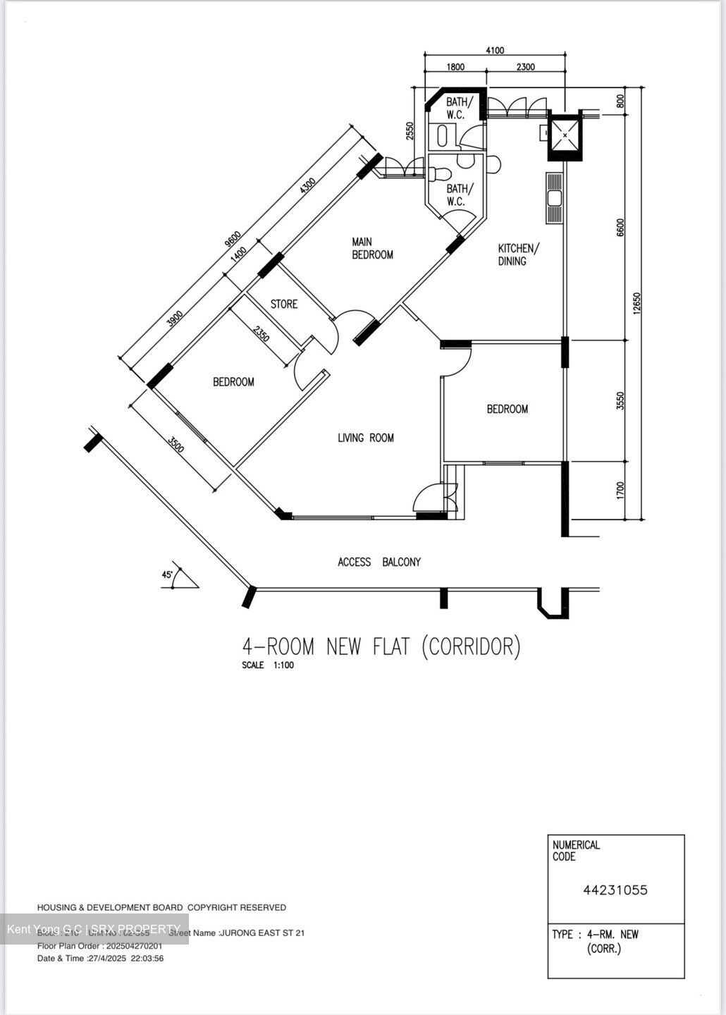 Blk 210 Jurong East Street 21 (Jurong East), HDB 4 Rooms #589094271